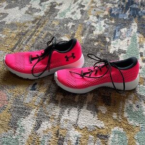 Under Armour Neon Pink Running Shoes